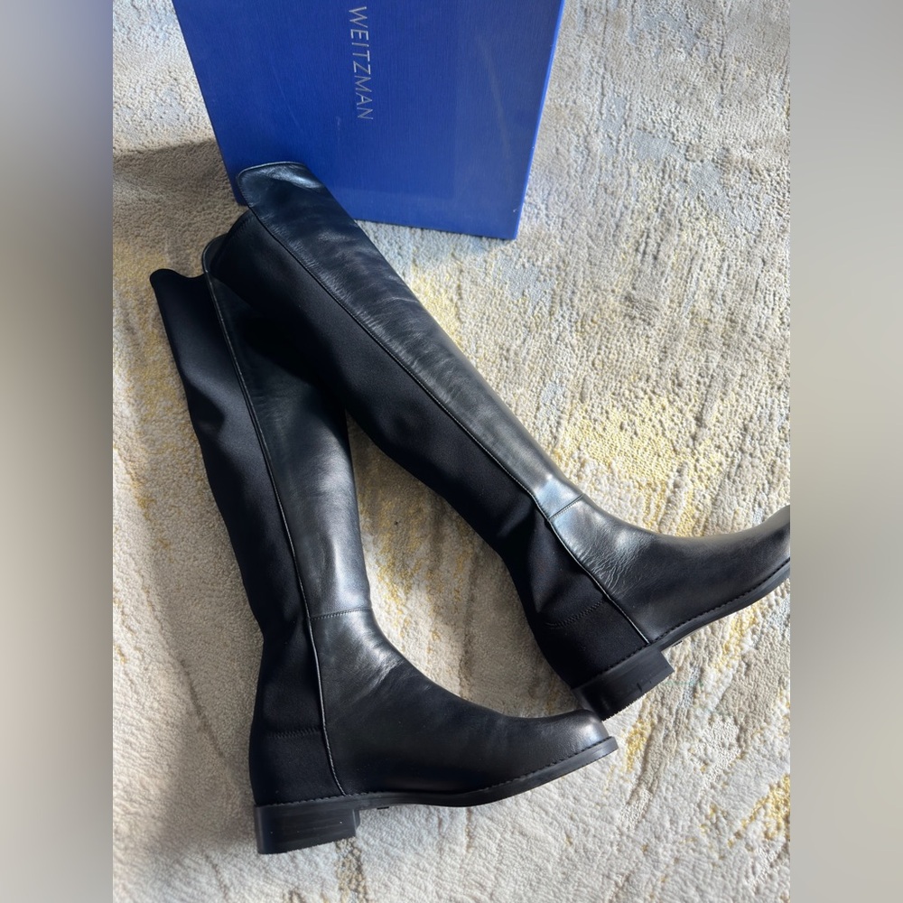 Stuart Weiztman 5050 Black Boots Size 5.5, 6.5, 7, 8.5